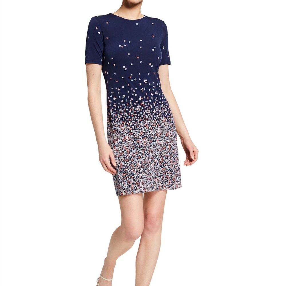 NWT Michael Kors Floral Ombré Print Dress-XS